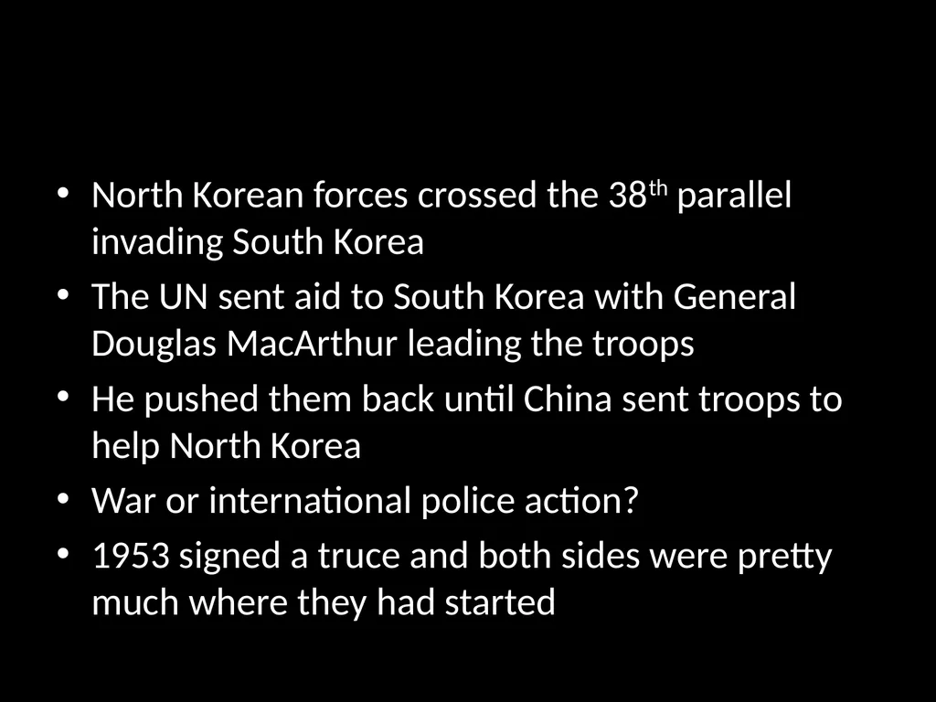 Daily Opener When was the Cold War? How can a - slide 49 of 105