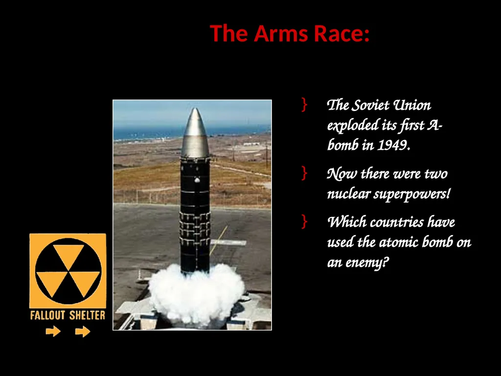 Daily Opener When was the Cold War? How can a - slide 18 of 105