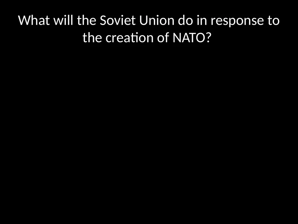 Daily Opener When was the Cold War? How can a - slide 22 of 105