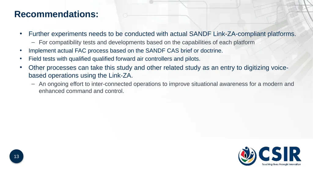 TDL: Enabling Effective Coordination Between - slide 13 of 14