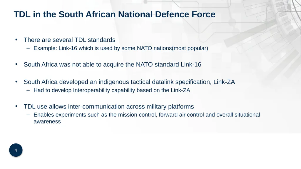 TDL: Enabling Effective Coordination Between - slide 4 of 14