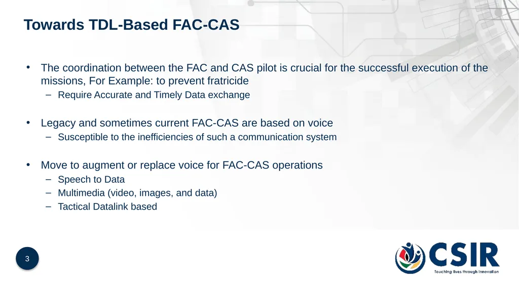 TDL: Enabling Effective Coordination Between - slide 3 of 14
