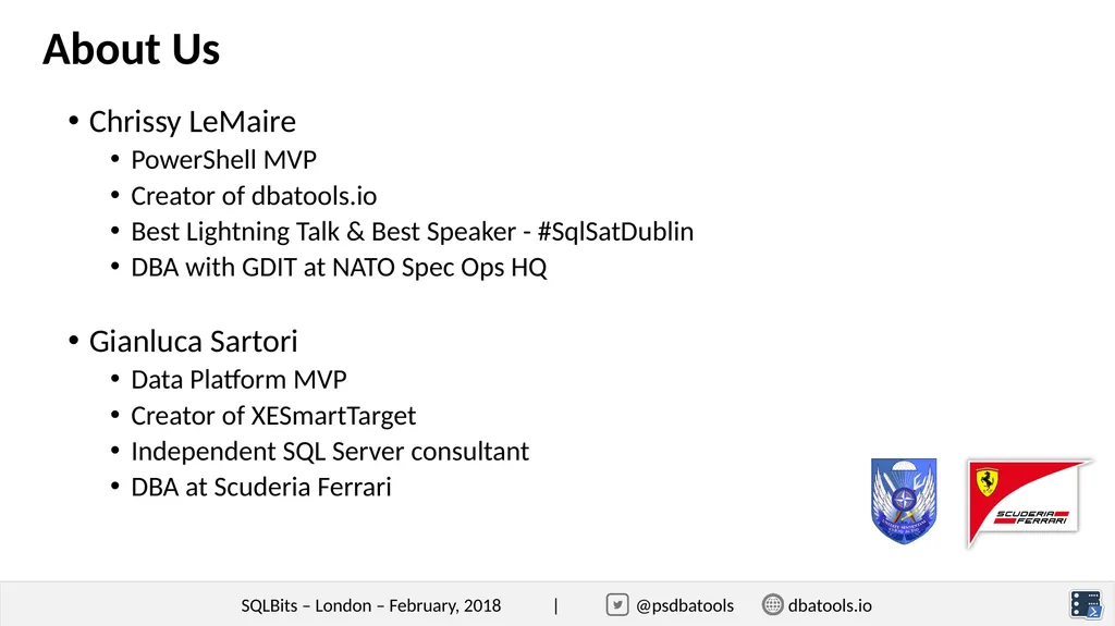 Simplifying XEvents Management with dbatools - slide 2 of 17