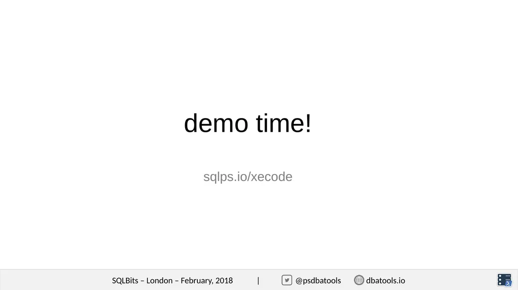 Simplifying XEvents Management with dbatools - slide 17 of 17