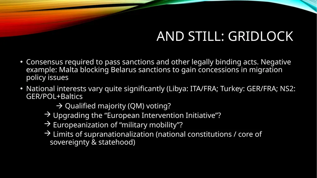 The strive for European sovereignty Hertie School - slide 13 of 21