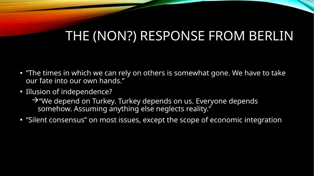 The strive for European sovereignty Hertie School - slide 10 of 21