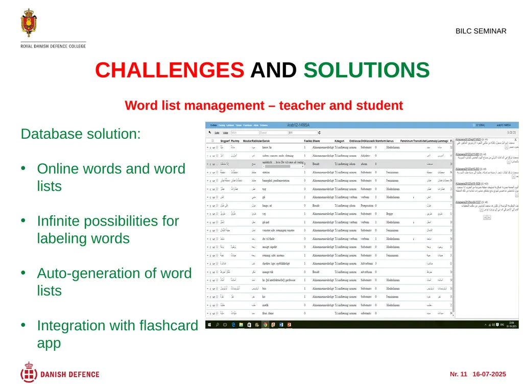 Nr. 1 05-10-2015 Maintaining and increasing - slide 11 of 24