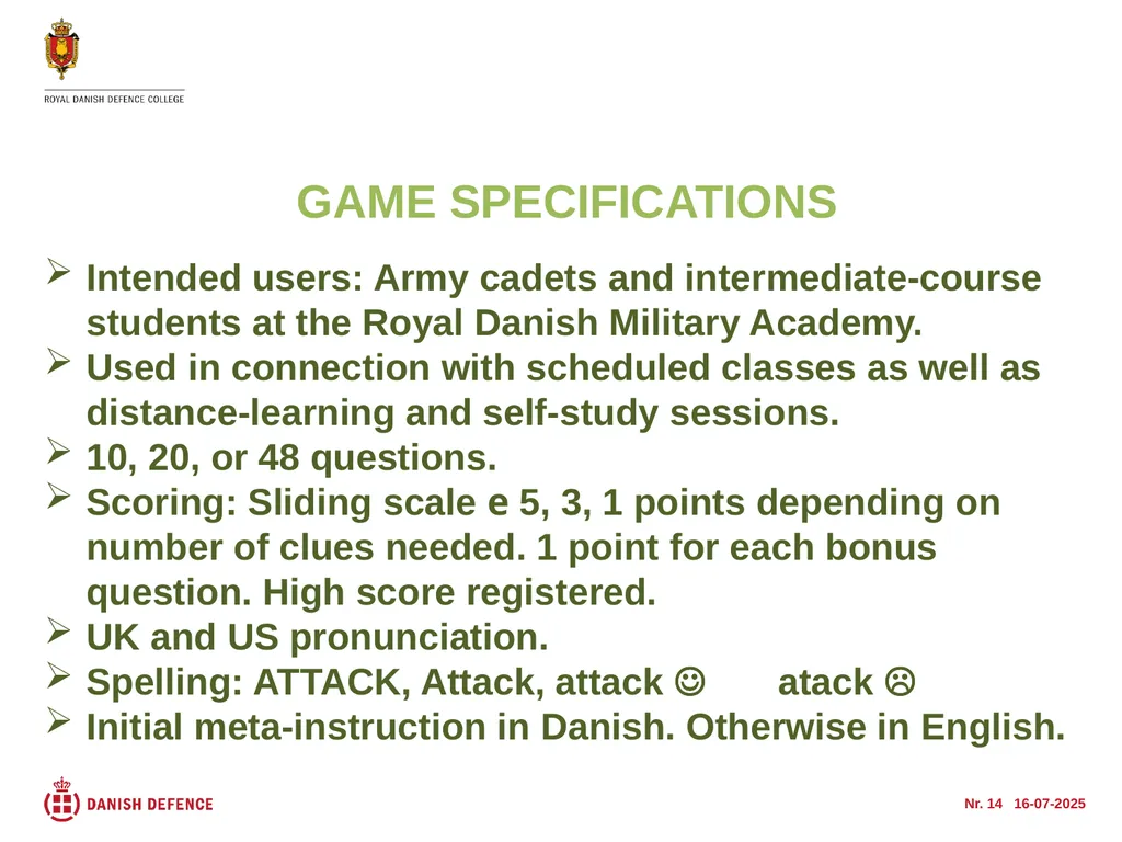 Nr. 1 05-10-2015 Maintaining and increasing - slide 14 of 24