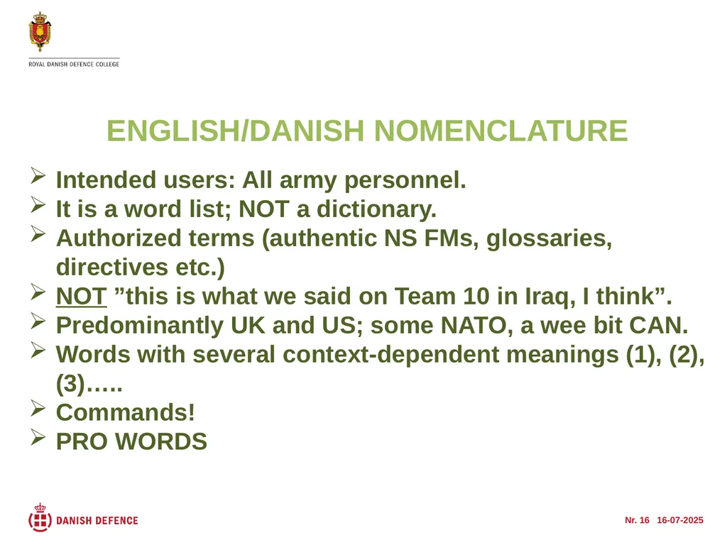 Nr. 1 05-10-2015 Maintaining and increasing - slide 16 of 24