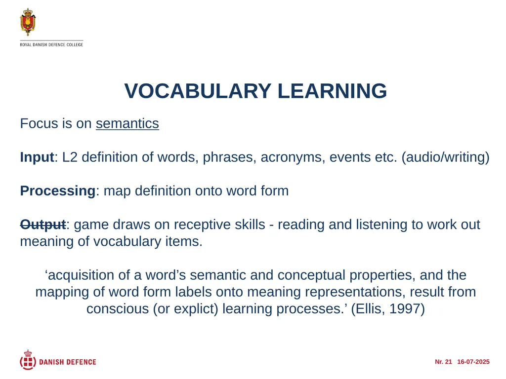 Nr. 1 05-10-2015 Maintaining and increasing - slide 21 of 24