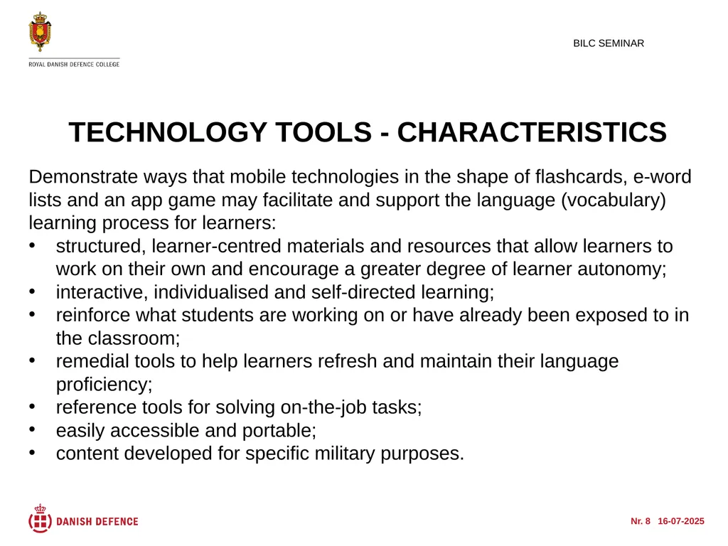 Nr. 1 05-10-2015 Maintaining and increasing - slide 8 of 24