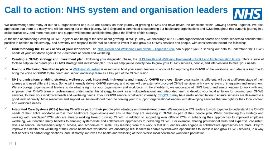 Growing OHWB Together: Inspirational Case Studies - slide 14 of 15