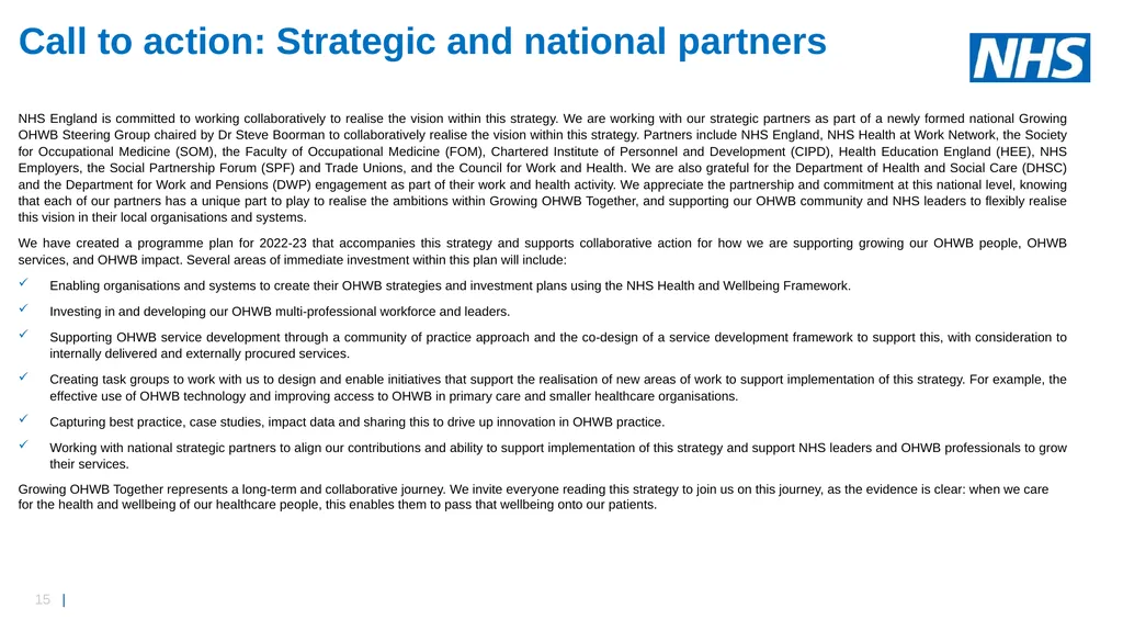 Growing OHWB Together: Inspirational Case Studies - slide 15 of 15