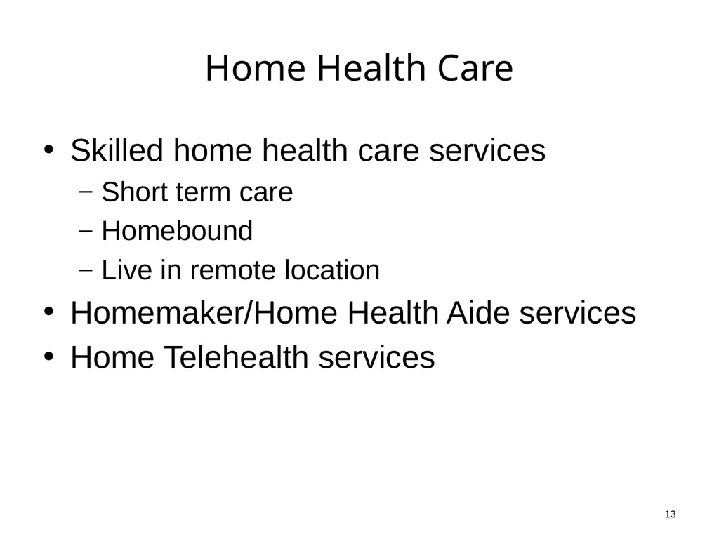 Introduction to Health Care and Public Health in - slide 13 of 24