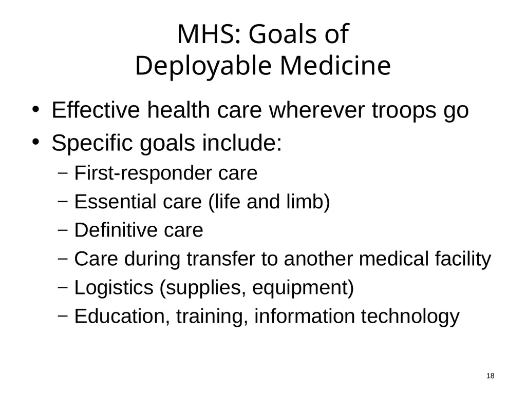 Introduction to Health Care and Public Health in - slide 18 of 24