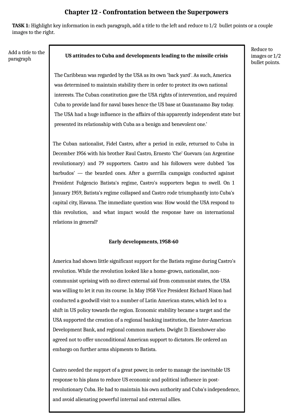 Chapter 12 - Confrontation between the Superpowers