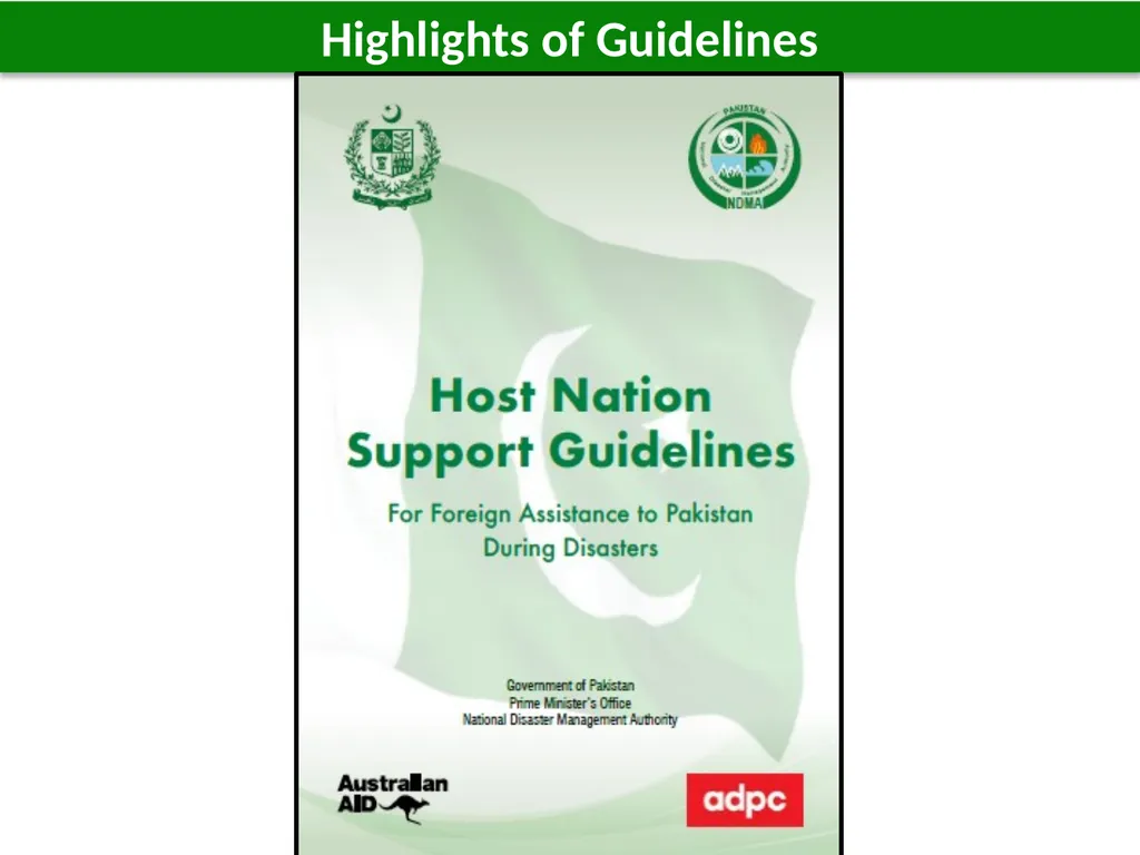 1 1 Host Nation Support Guidelines for Foreign - slide 13 of 32