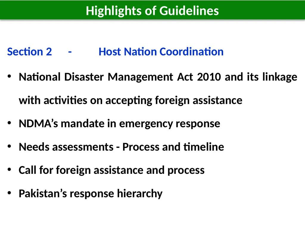 1 1 Host Nation Support Guidelines for Foreign - slide 15 of 32