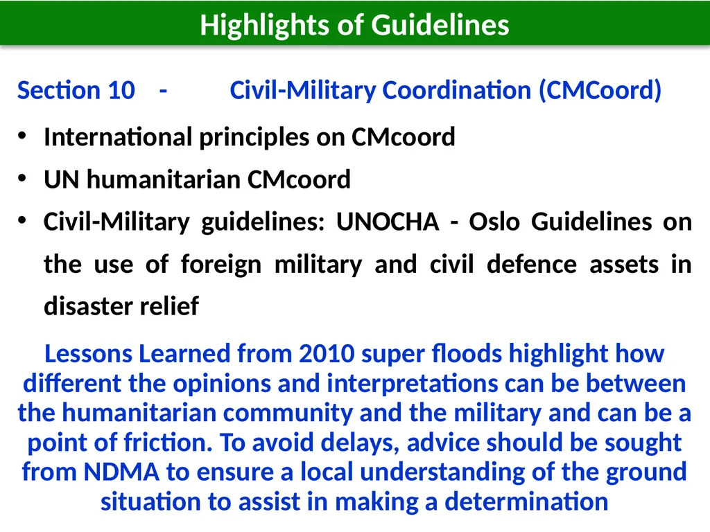 1 1 Host Nation Support Guidelines for Foreign - slide 29 of 32