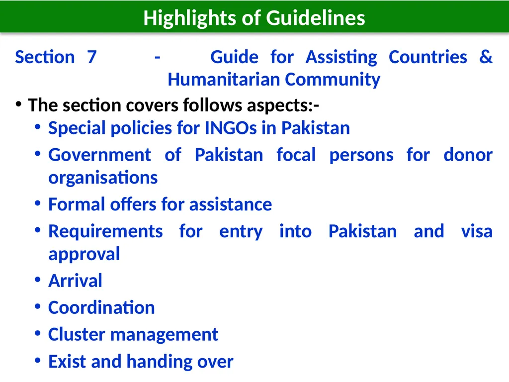 1 1 Host Nation Support Guidelines for Foreign - slide 26 of 32