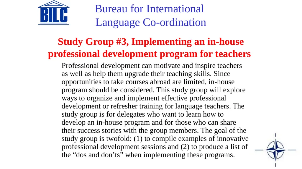 Professional development can motivate and inspire - slide 1 of 8