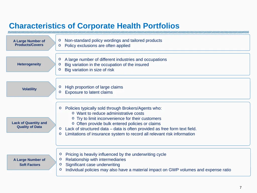 Corporate Health Portfolio: Challenges & Solutions - slide 7 of 26
