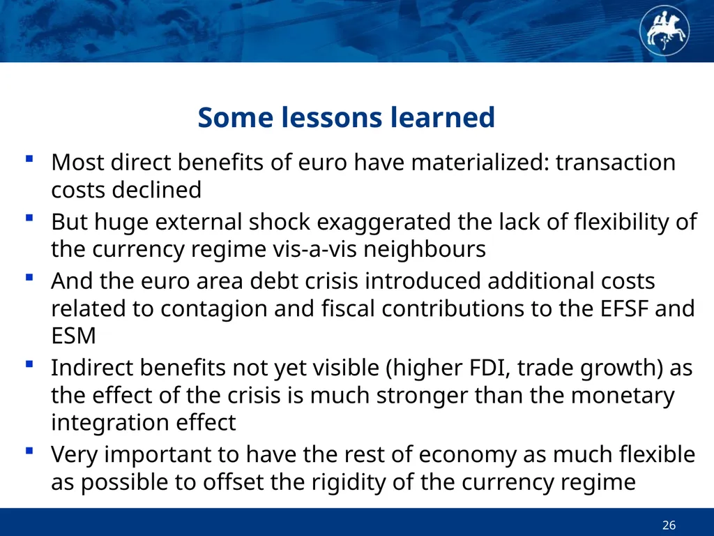 Economic and Monetary Developments in Slovakia in - slide 26 of 27