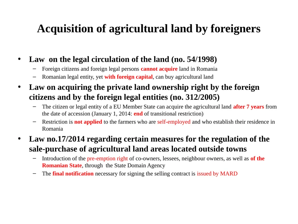 Romanian Agricultural Sector Overview Bucharest, - slide 16 of 19