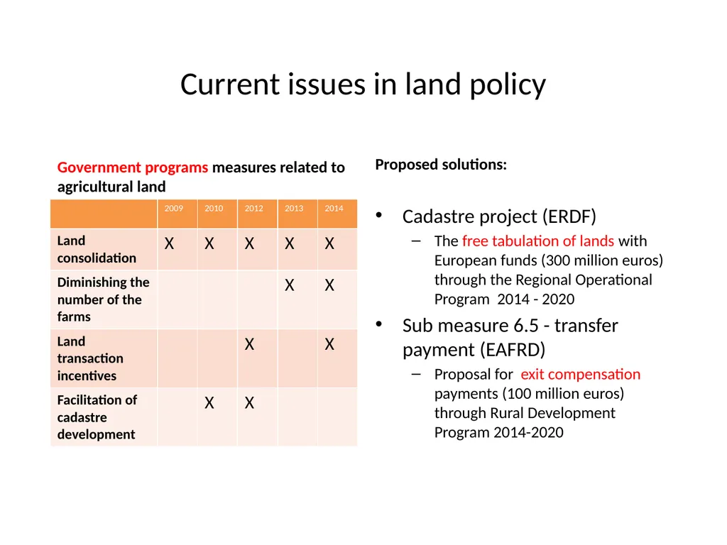 Romanian Agricultural Sector Overview Bucharest, - slide 18 of 19