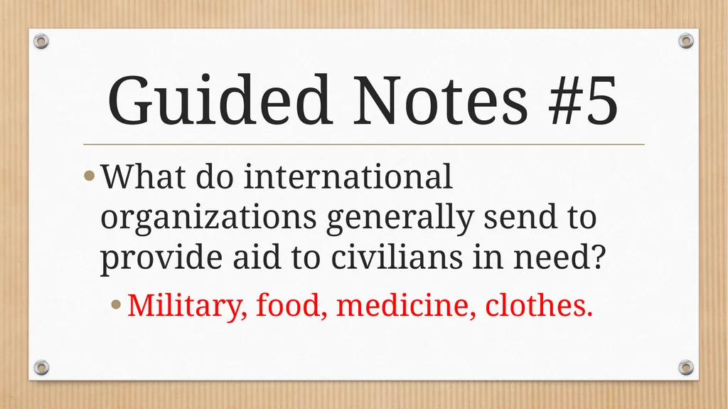 SS.7. C.4.2: International Organizations Guided - slide 25 of 25