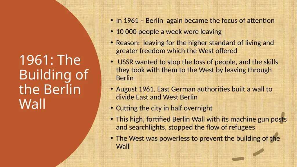 End of the Cold War – Why did the Cold - slide 21 of 30