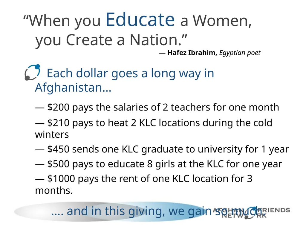 Educating Children and Empowering Women Growing - slide 16 of 18