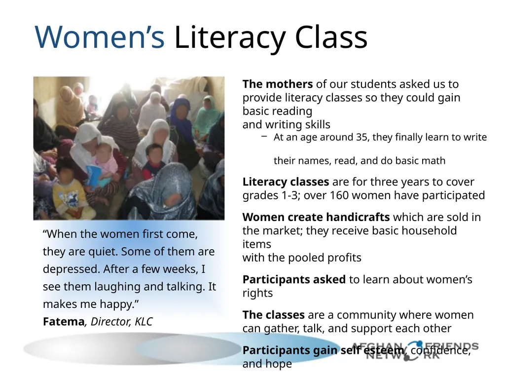 Educating Children and Empowering Women Growing - slide 10 of 18