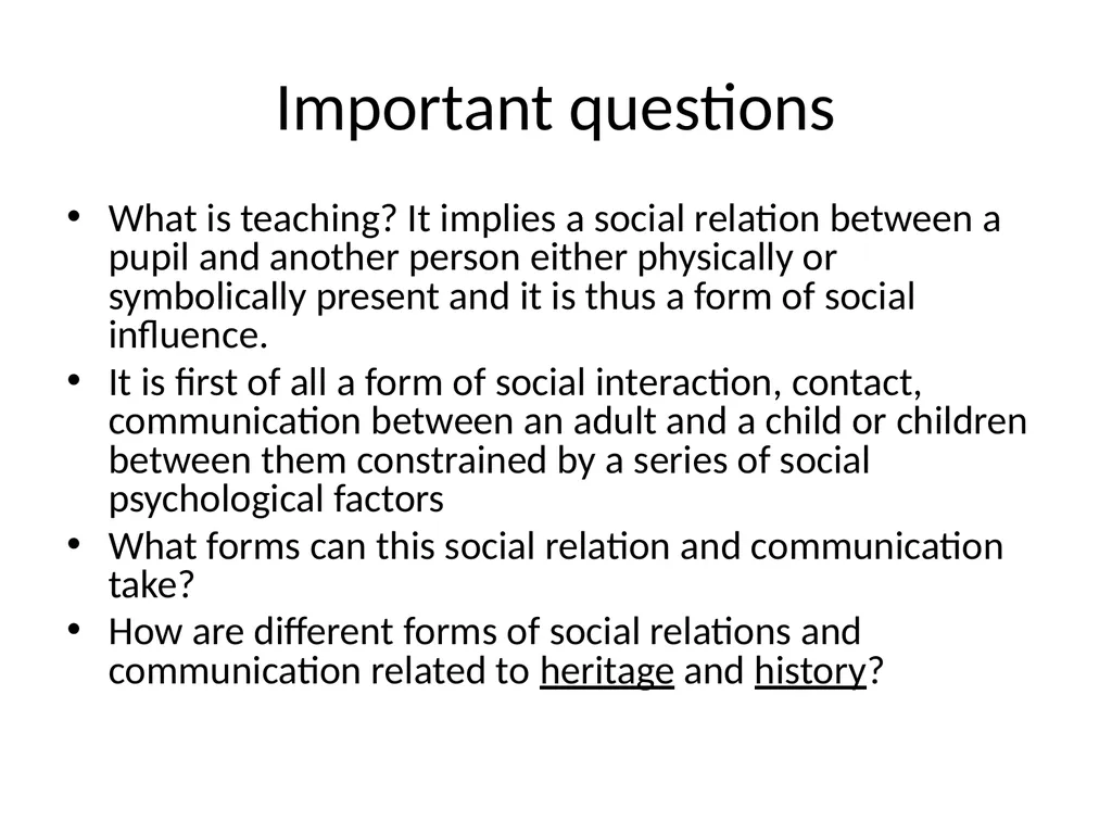 History teaching and Intergroup relations: The - slide 7 of 28