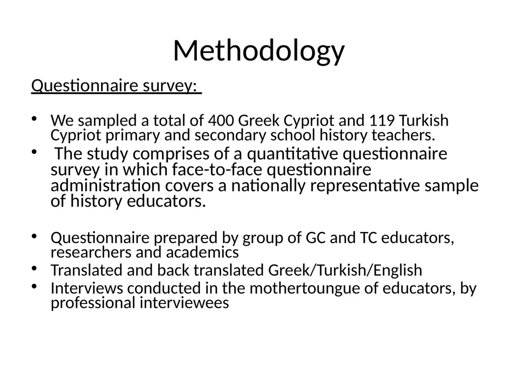 History teaching and Intergroup relations: The - slide 13 of 28