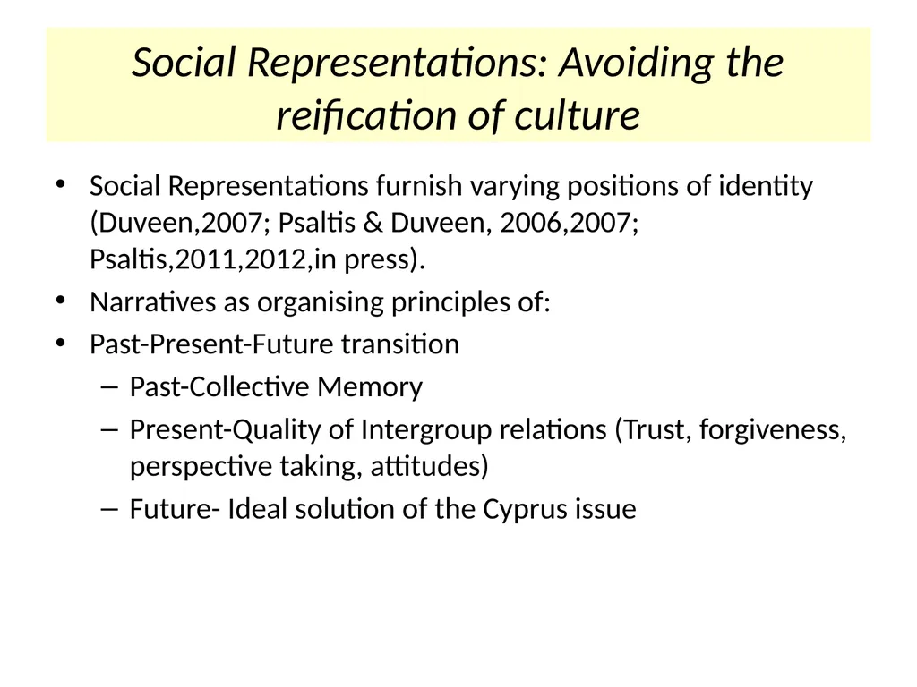 History teaching and Intergroup relations: The - slide 10 of 28