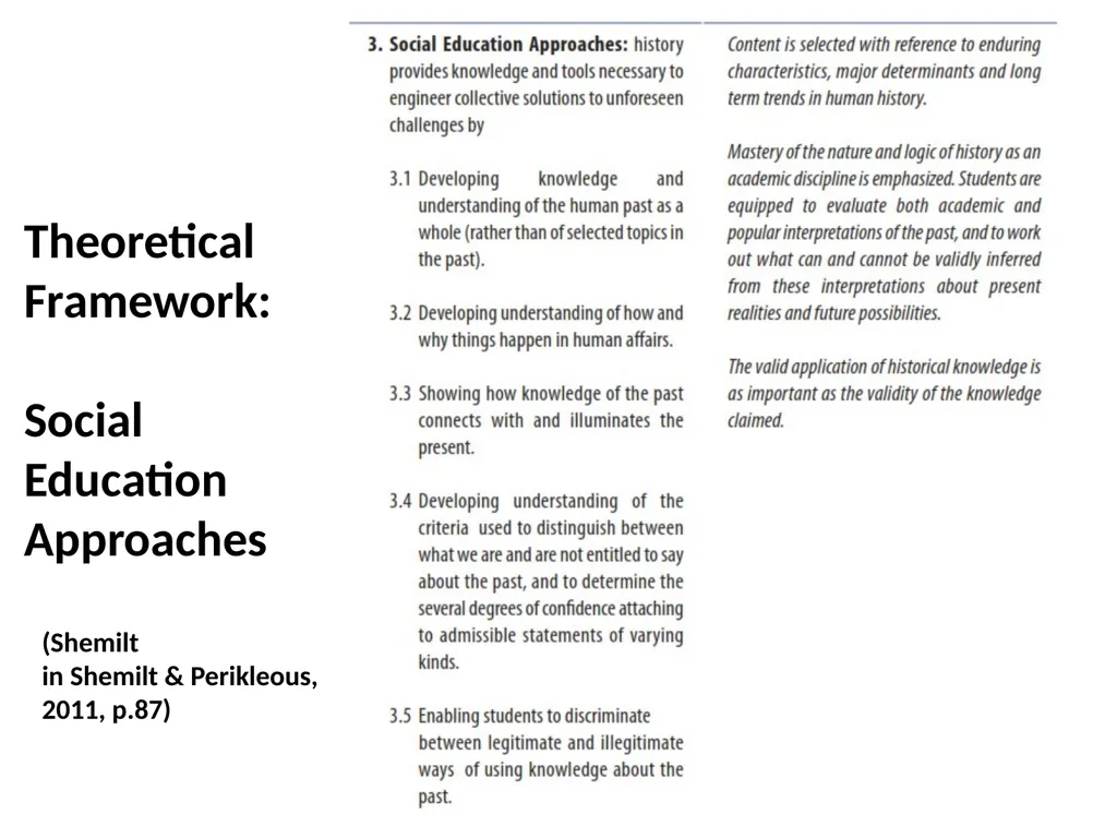 History teaching and Intergroup relations: The - slide 9 of 28