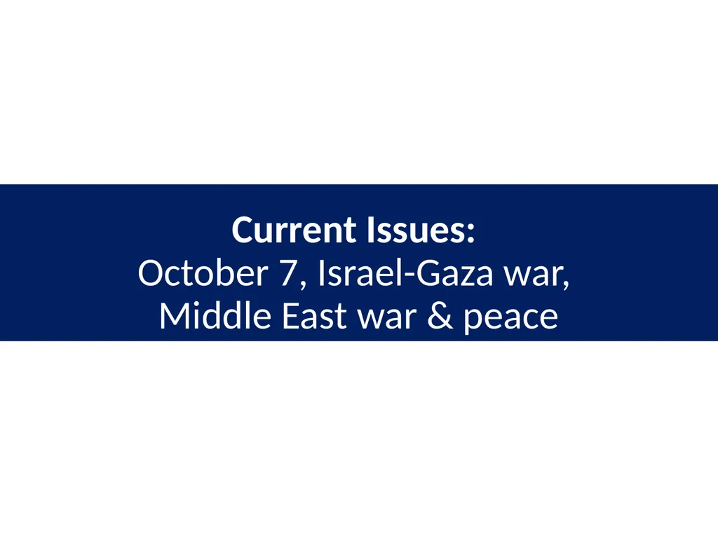 PALESTINIAN-ISRAELI PULSE A Joint Poll September - slide 3 of 25