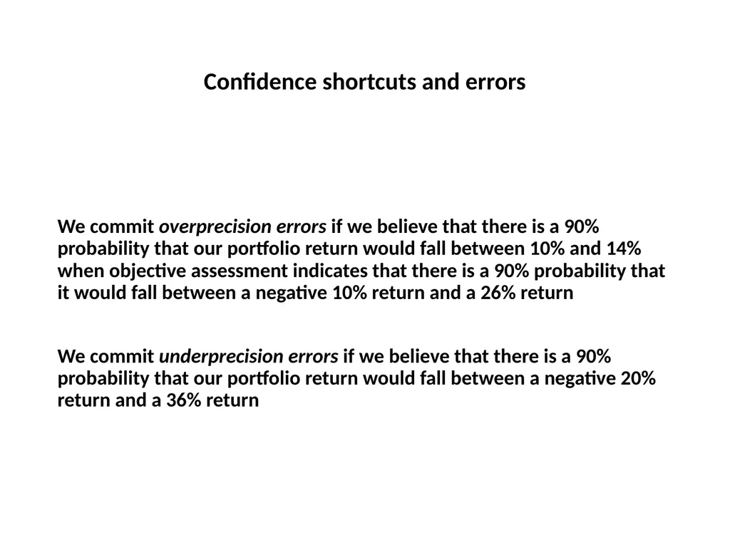 Representativeness shortcuts and errors Question - slide 52 of 60