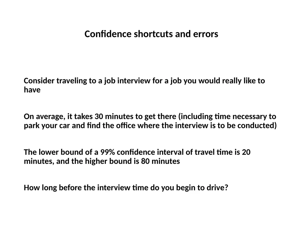 Representativeness shortcuts and errors Question - slide 58 of 60