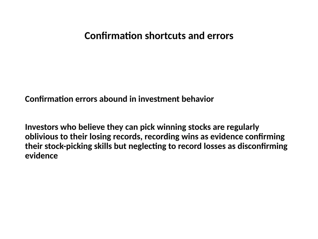 Representativeness shortcuts and errors Question - slide 27 of 60