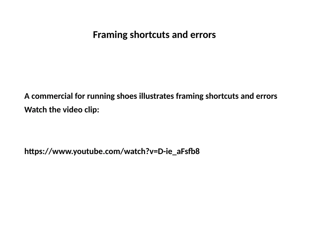 Representativeness shortcuts and errors Question - slide 7 of 60