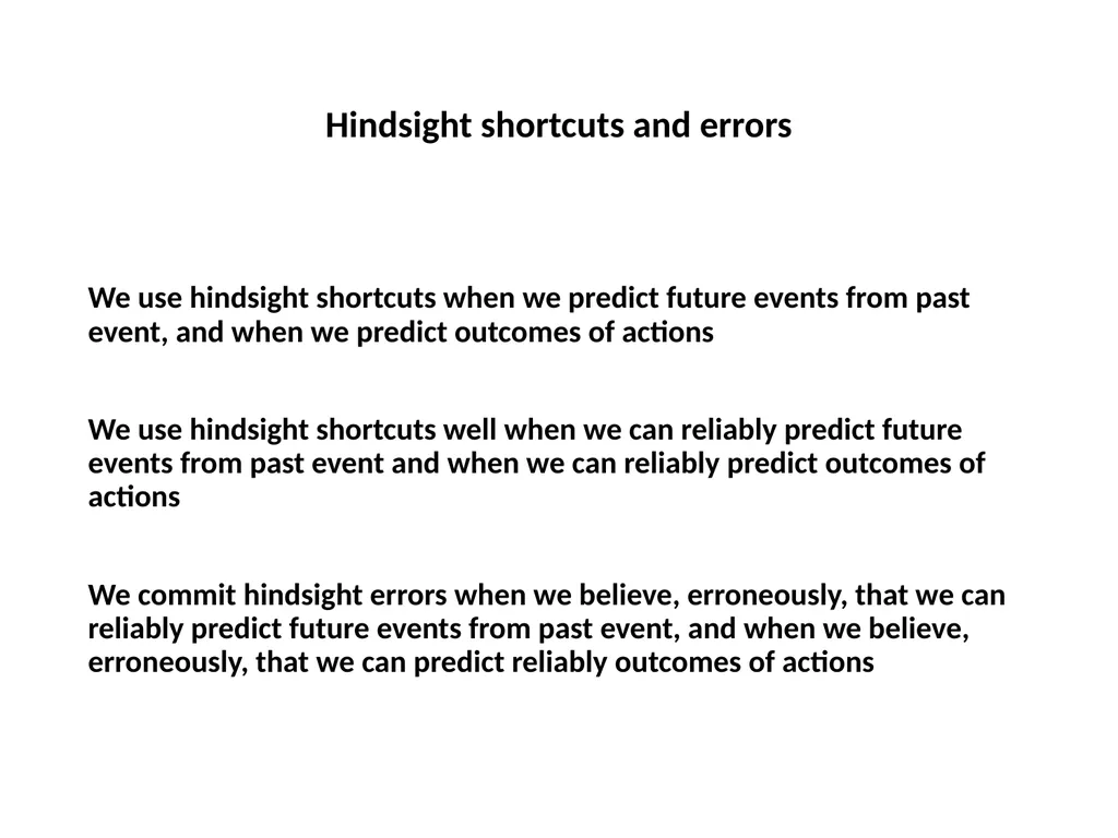 Representativeness shortcuts and errors Question - slide 20 of 60