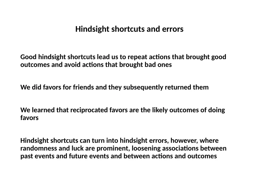 Representativeness shortcuts and errors Question - slide 21 of 60