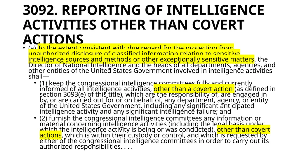 Chapter 19 – Covert Actions Learning Objectives - slide 55 of 74