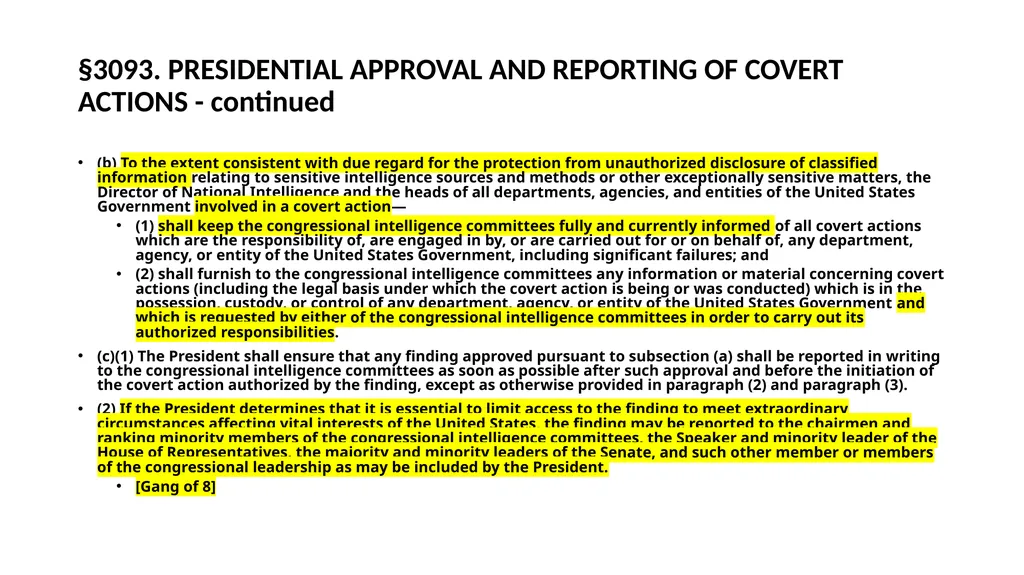 Chapter 19 – Covert Actions Learning Objectives - slide 57 of 74