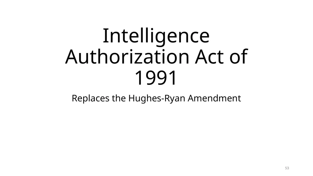 Chapter 19 – Covert Actions Learning Objectives - slide 53 of 74