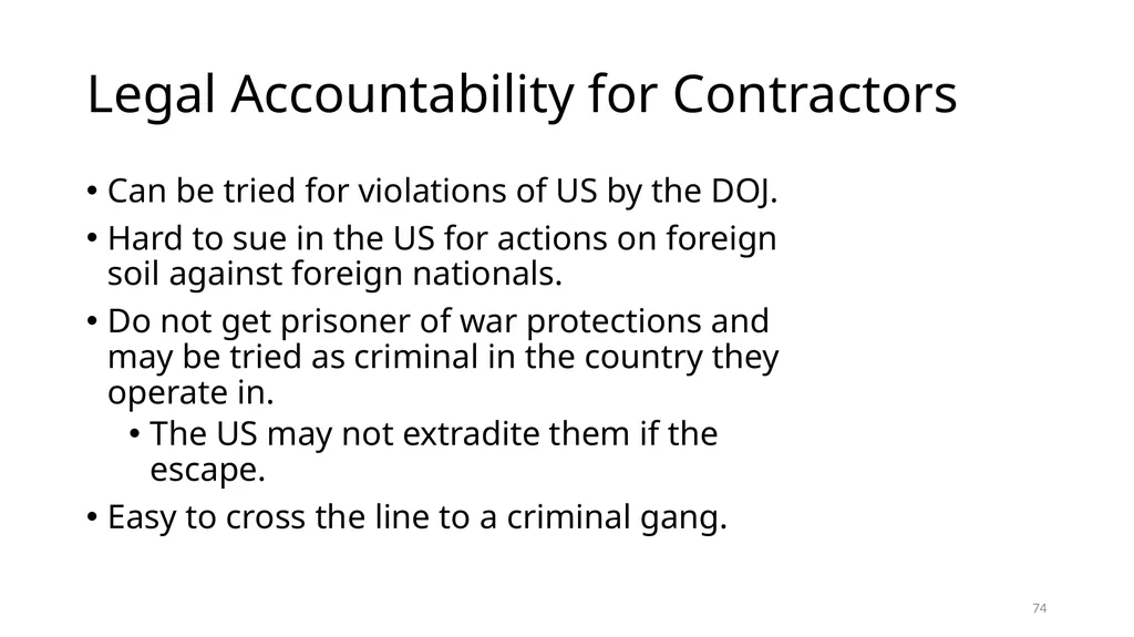 Chapter 19 – Covert Actions Learning Objectives - slide 74 of 74