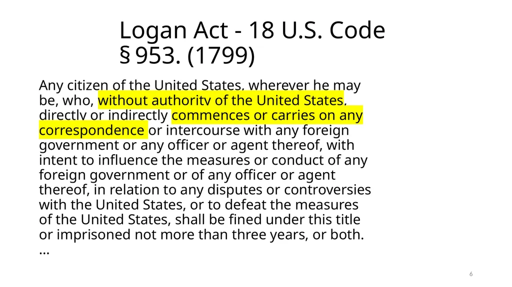 Chapter 19 – Covert Actions Learning Objectives - slide 6 of 74