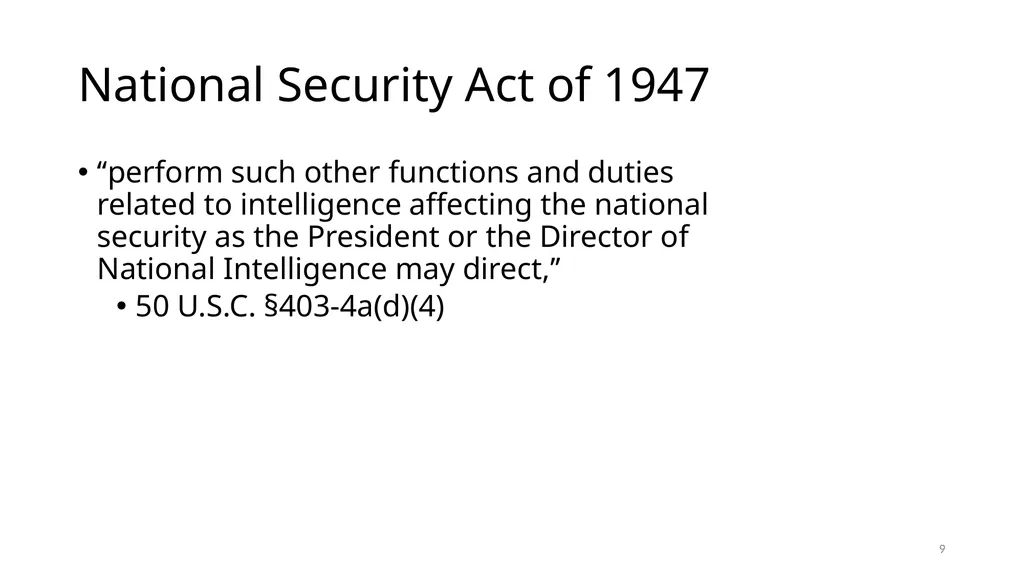 Chapter 19 – Covert Actions Learning Objectives - slide 9 of 74